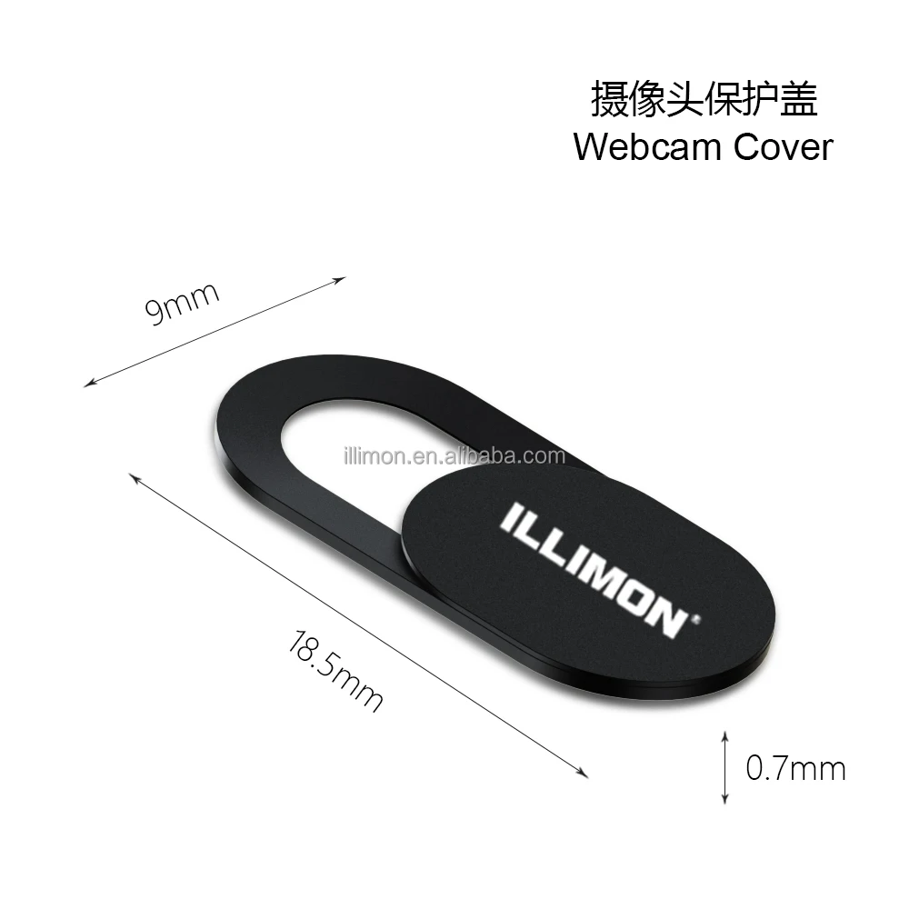 

Webcam Cover for Laptops ABS plastic material webcam cover, Black