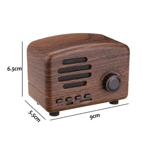 Vintage Wooden Style Bluetooth 4.1 Wireless 5W Speaker
