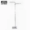 Custom Advertising Display JF-3 F Shape Metal Floor Poster Display Stand