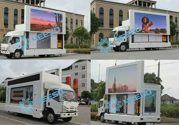 Outdoor Mobile Advertising LED Truck YES-V8