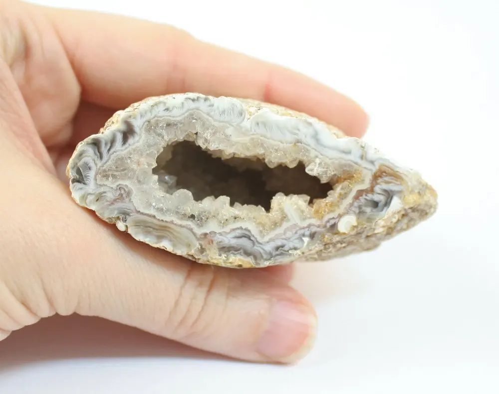 Buy Citrine Geode Polished Yellow White Gray Brown Agate Smoky Quartz Crystal Stone Geode In Cheap Price On Alibaba Com