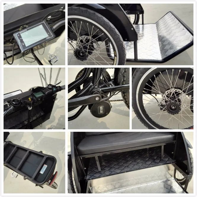 Battery Operated Pedicab Rickshaw/E rickshaw