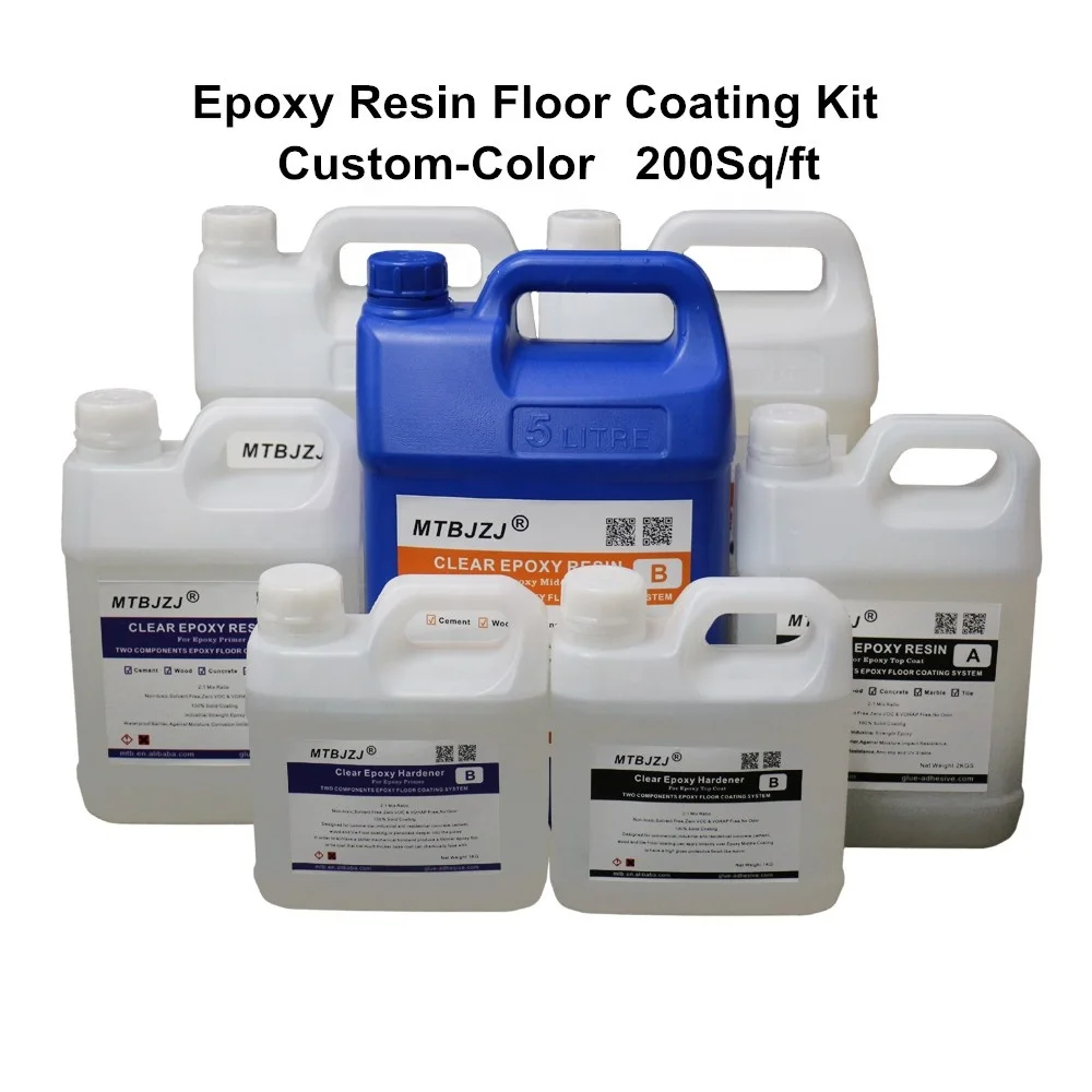 
Metallic Epoxy Flooring & Coating System Kit 