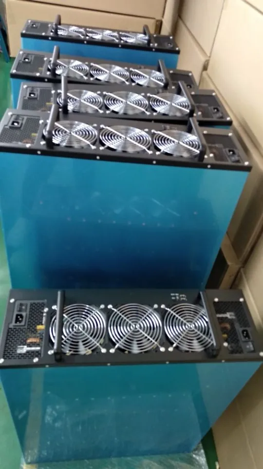 High Hashrate 12 Graphics Video Cards Eth Frame Bitcoin Miner Machine