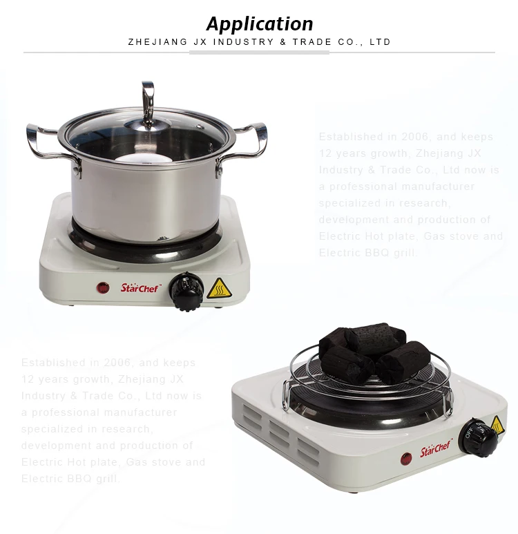Jx6121a 1000w Factory Price Countertop Easy Clean Electric Stove