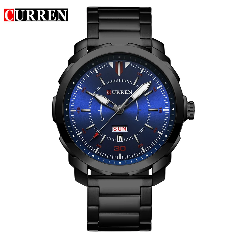 

CURREN 8266 Custom Logo Classic Business Mens Quartz Watch, As picture