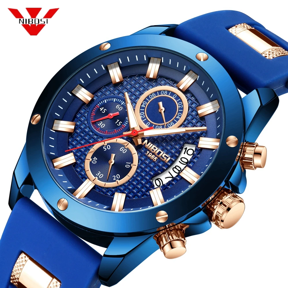 

Mens Watches Top Luxury Brand NIBOSI Sports Watch Men's Quartz Clock Waterproof Date Wrist Watch Men Manufacturer Orologio Uomo, N/a