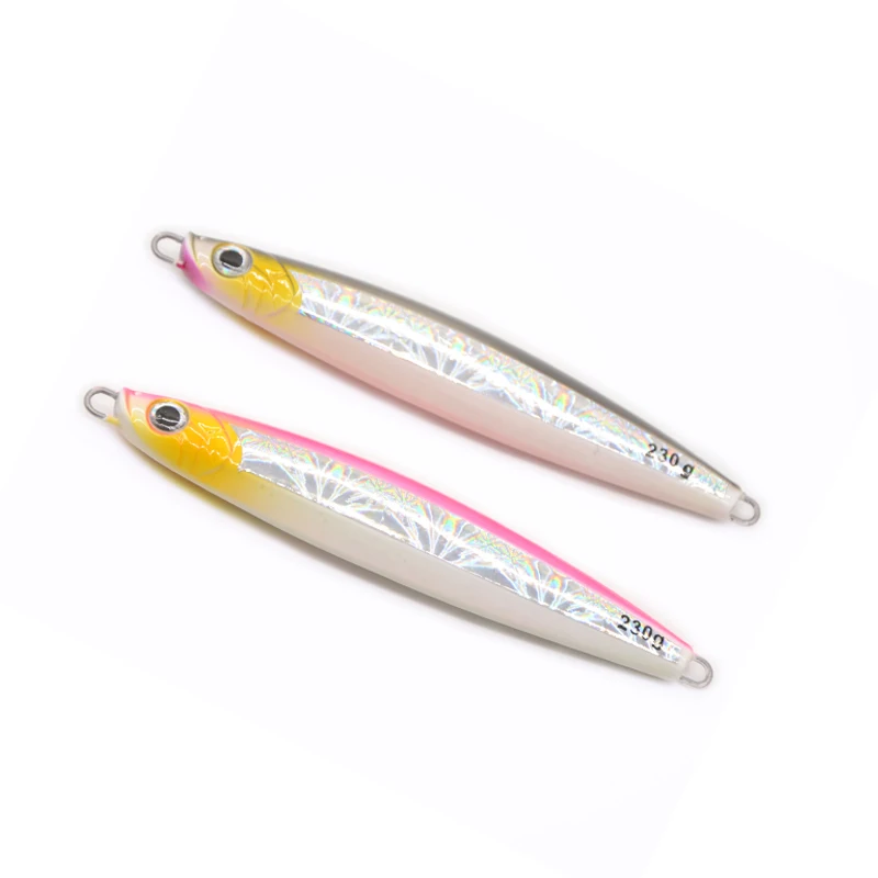 

High quality 150g 180g 230g lead fish jigs fishing lure speed metal jig for deep sea saltwater, 2 colors