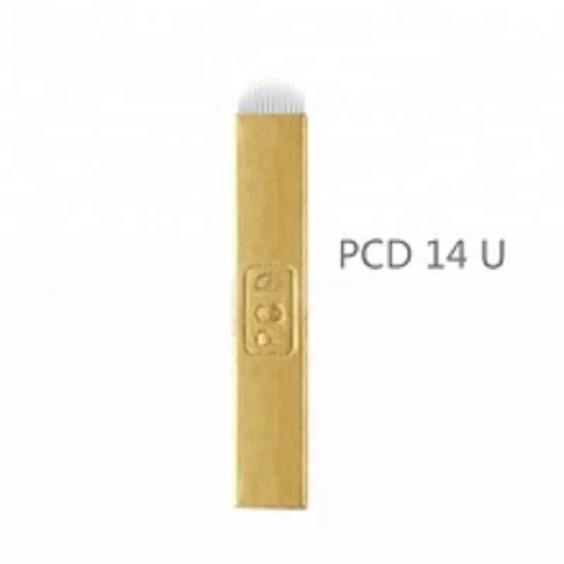 

Permanent feature and gold color 14 F/U shape blades