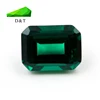 Russian large emerald cut loose stone hydrothermal grown emeralds lab created emerald loose gemstone