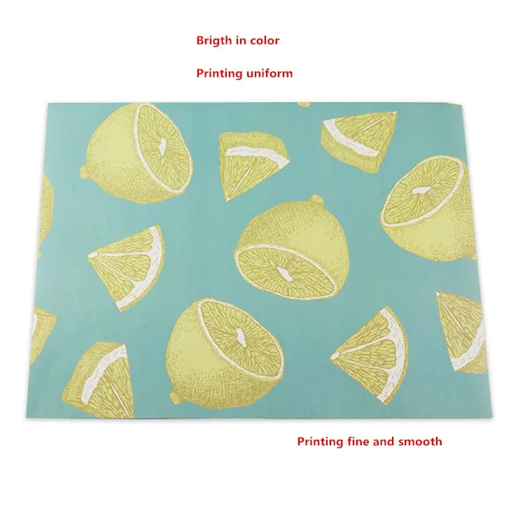 Wholesale Printed Restaurant Hotel Custom Disposable Paper Placemats