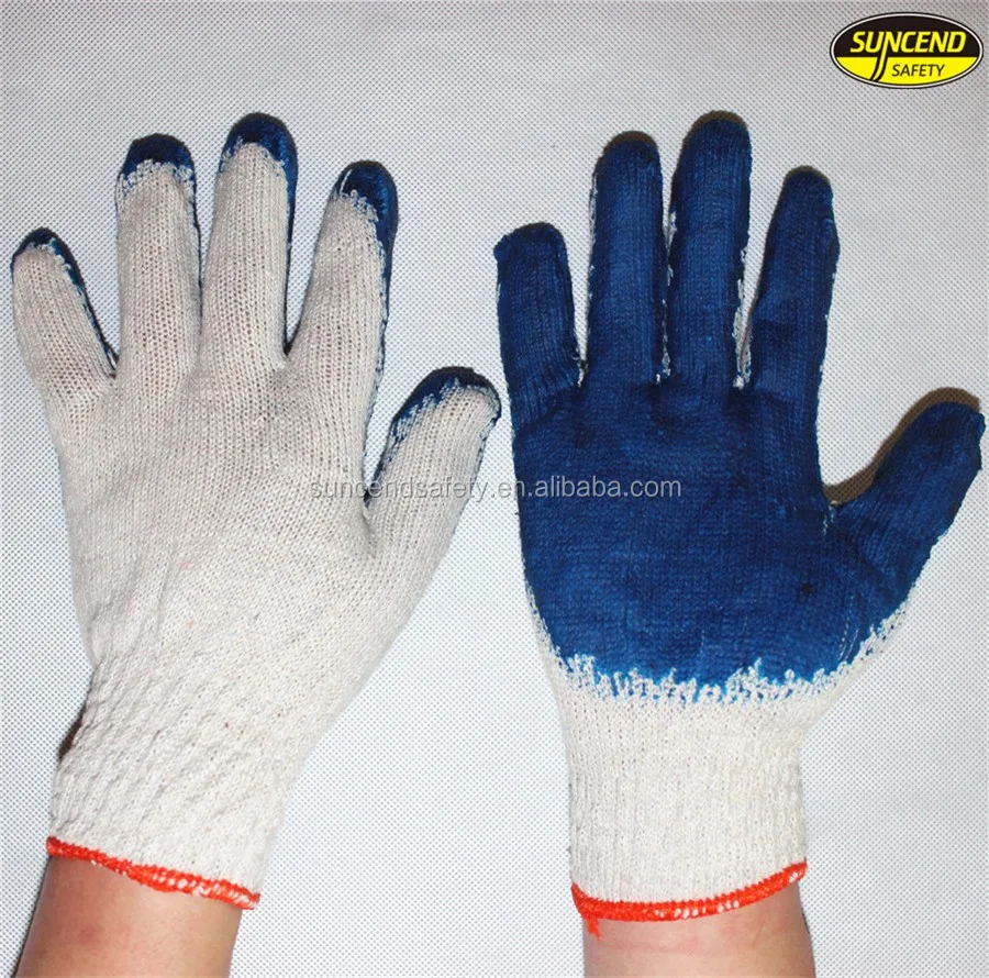 Rugged Wear Latex Coated Korea Safety Gloves Buy Latex Coated Gloves