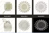 Clear/Natural Nail art color display chart paint acrylic tips Nail Polish Color Chart Display wheel