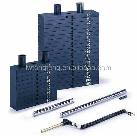 

multi gym weight stack plates, customized size steel weight stack for fitness, Black & gray(custom-made is acceptable)