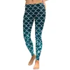 European station explosion models scales scales 3D printing leggings female Amazon hot nine pants
