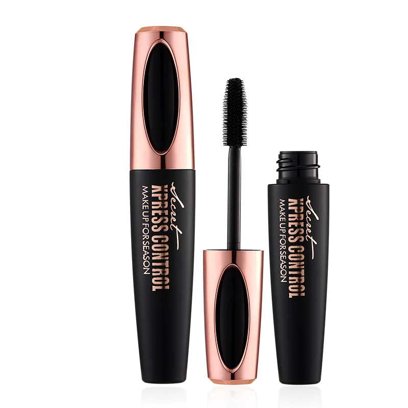 Best Selling Products New Makeup Eye lash Black waterproof Silk Fiber EyeLash Extension 4D mascara
