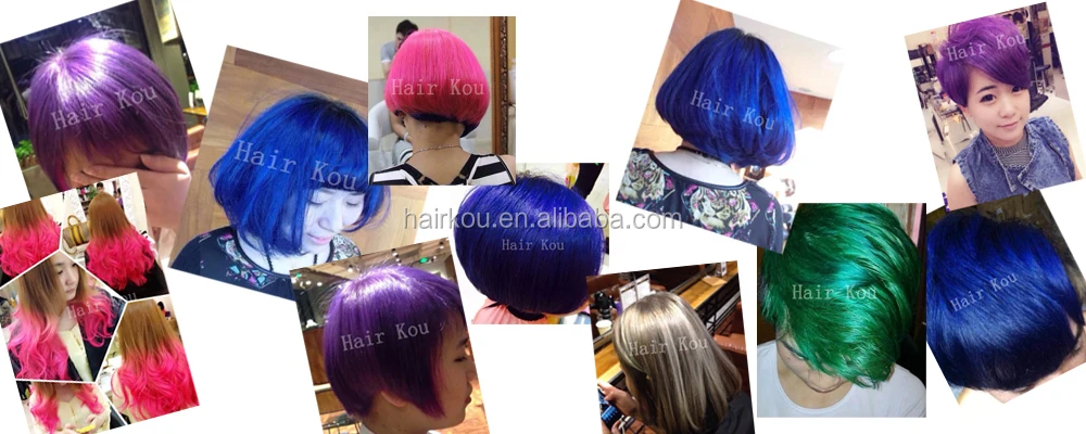 3d Shining Purple Hair Color Professional Permanent Purple Hair