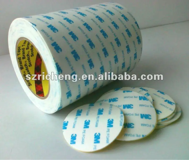 3M High Density PE Foam Tape 3M 1600T 1600TG White Or Gray, View high
