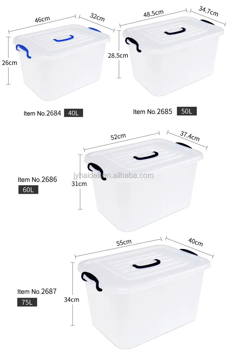 Stackable Front Open Plastic Storage Box With Lid For Closet Storage