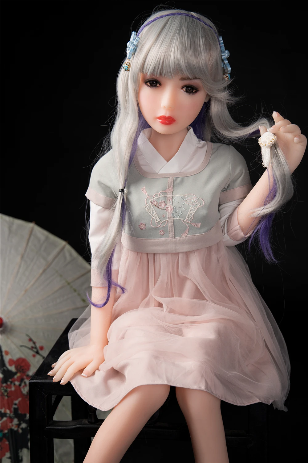 Japanese 100cm Loli 18 Girl Silicone Sex Doll Real Feeling Men Love ...