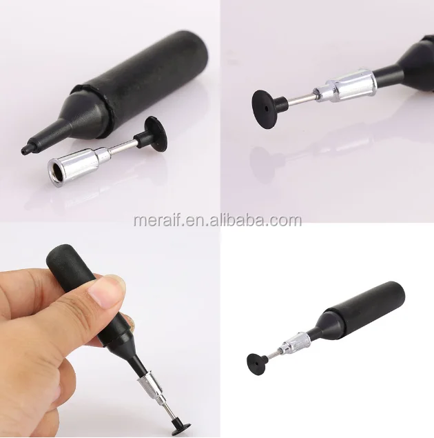 Meraif wholesale pick up tool Vacuum Suction Pen with 3 suction heads for pick up or fall off IC