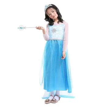 Princess Aisha Carnival Kids Frozen Party Dress Princess Costumes