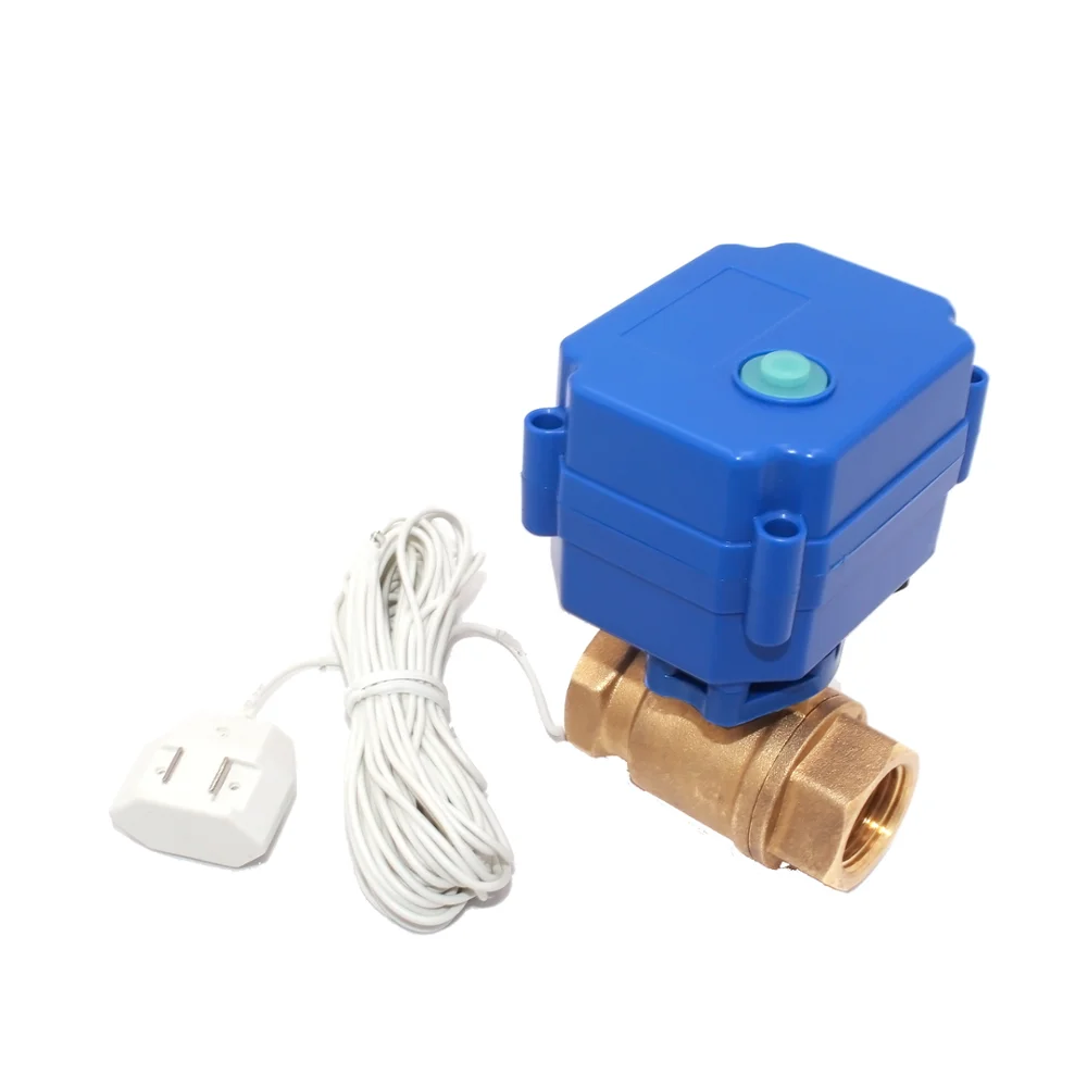 Electric Ball Valve Leak Detection Valve Auto Shut Off Valve For Water