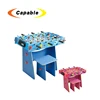 2 in 1 table kids learning desk and desk football game,ergonomic kids study table and desk