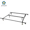 6-Leg Support System Adjustable Wrought Antique Iron Bed Frame