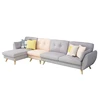 Hot selling new arrival home furniture living room fabric corner sofa modern L shaped sofa set luxury recliner sofa