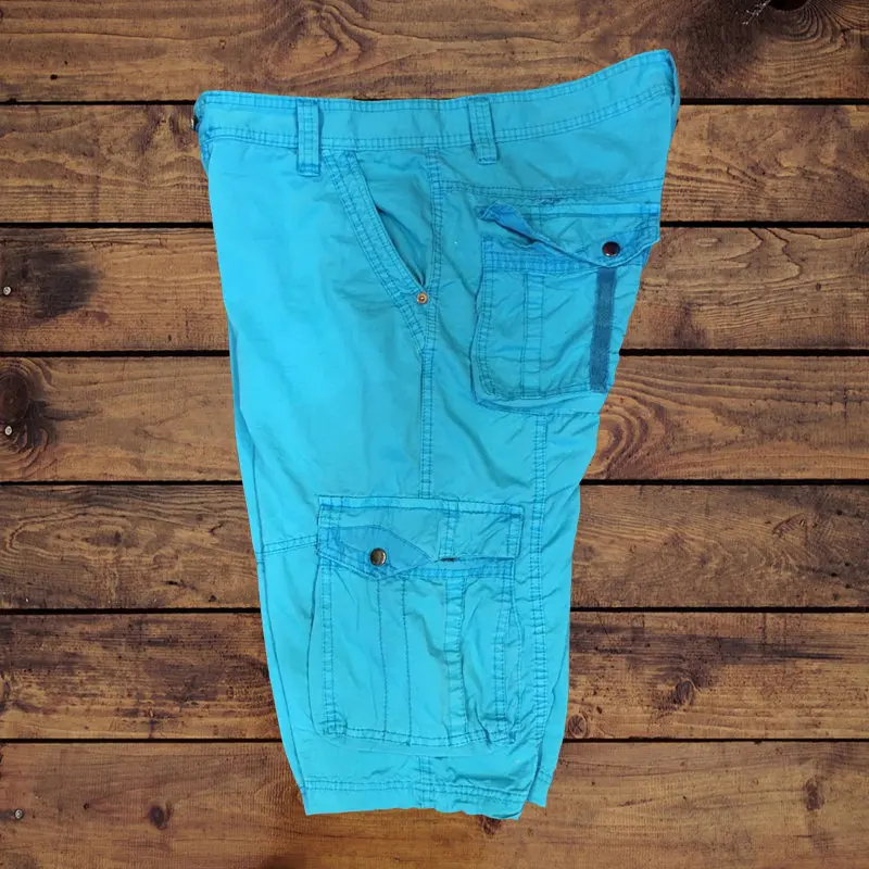 
Mans Garment Dye Cargo Shorts 13 