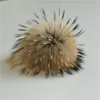 Factory wholesale raccoon fox fur pompon / fox fur pom poms