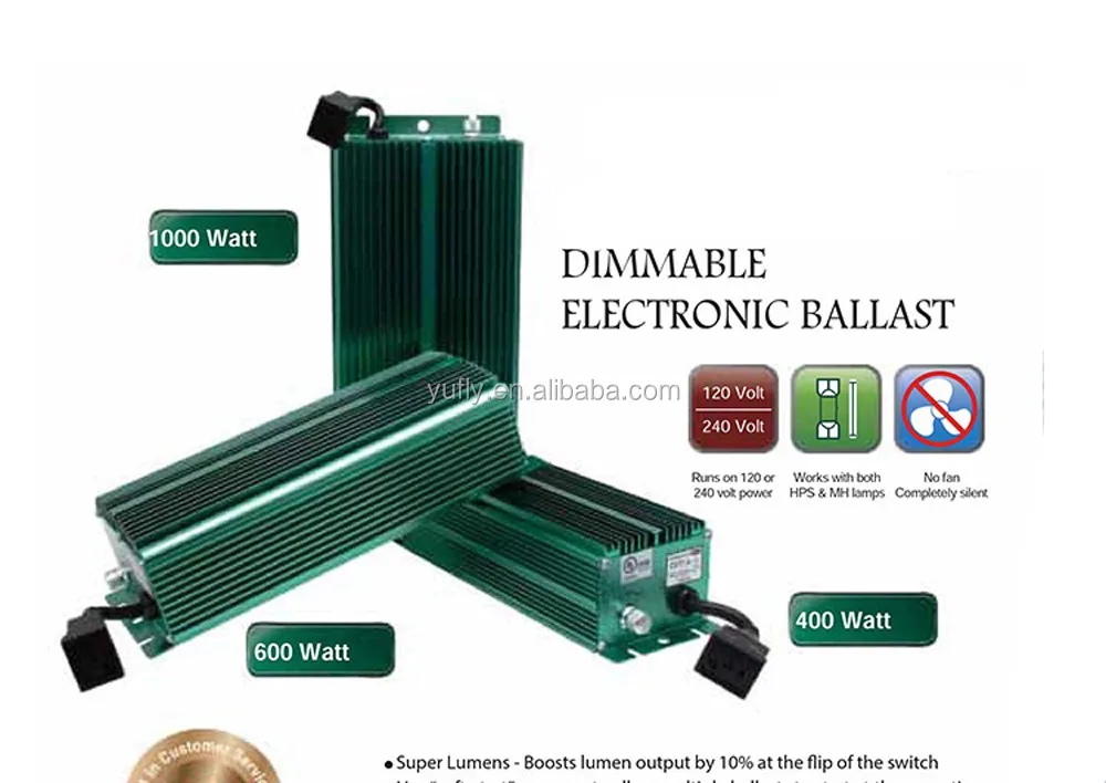 Ac85285v Hps Electronic Ballast/600 Watt Led Grow Lights/digital