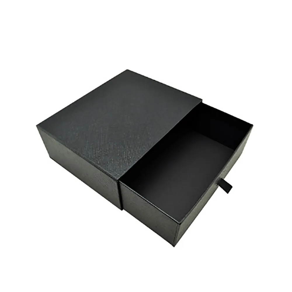 定制纸板抽屉黑色礼品盒