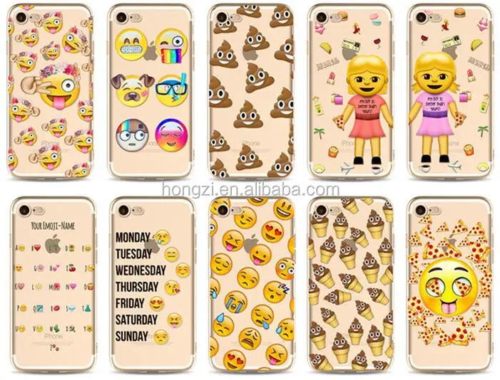 

New Smile Emoji Painted Pattern Phone Case For Iphone 5 6 6p 7 7 p for galaxy j1 j3 j5 j7 A3 A5 A7 TPU Cover Cases Fundas Shell, N/a
