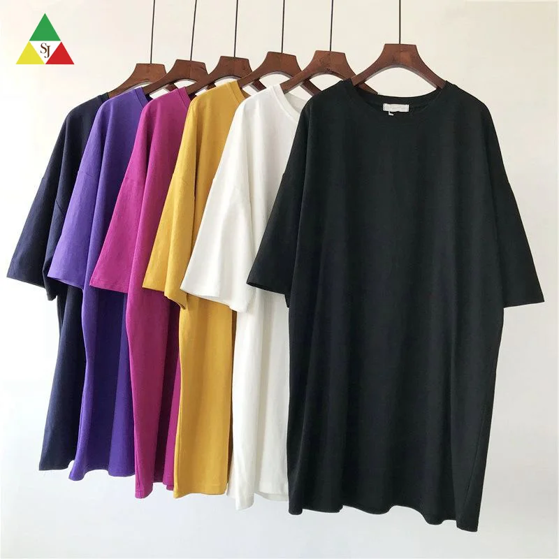 

Custom Printed Logo Woman Oversized T Shirt