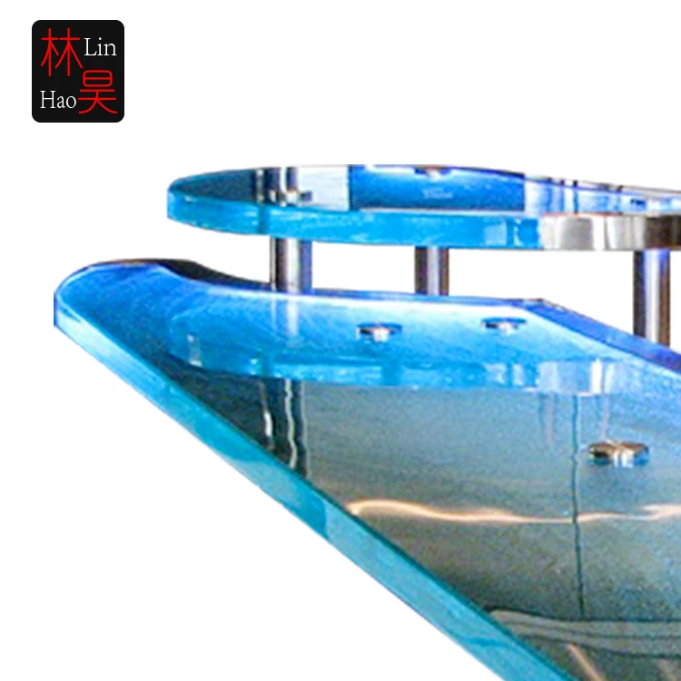 KTV lounge banquet 1 inch fused glass counter top