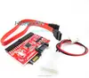 IDE to SATA ATA 100/133 Serial HDD CD DVD Converter Adapter+Power & SATA Cable