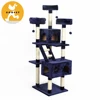 Premium Sisal Ceiling Cat Toy Tree With Observation Platforms And Dangling Toys