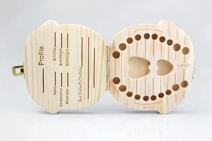 Baby Wooden Teeth Gift Box