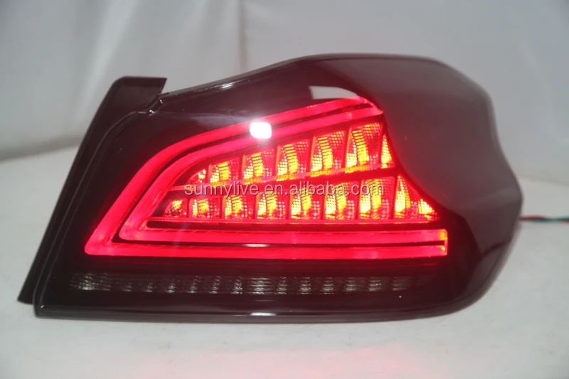 For SUBARU Impreza WRX  2014-2018  year LED Tail Lamp YZ  smoke black