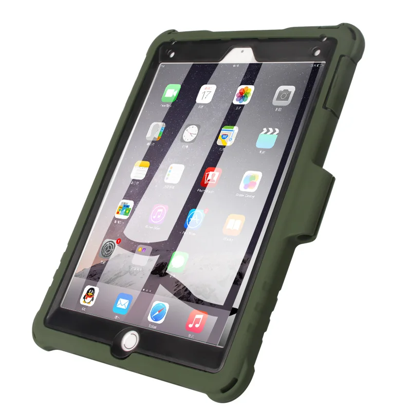 Bulk voor ipad kind universele 9.7 case cover 360 roterende case voor iPad 97 cover factory wholesale tablet gevallen covers
