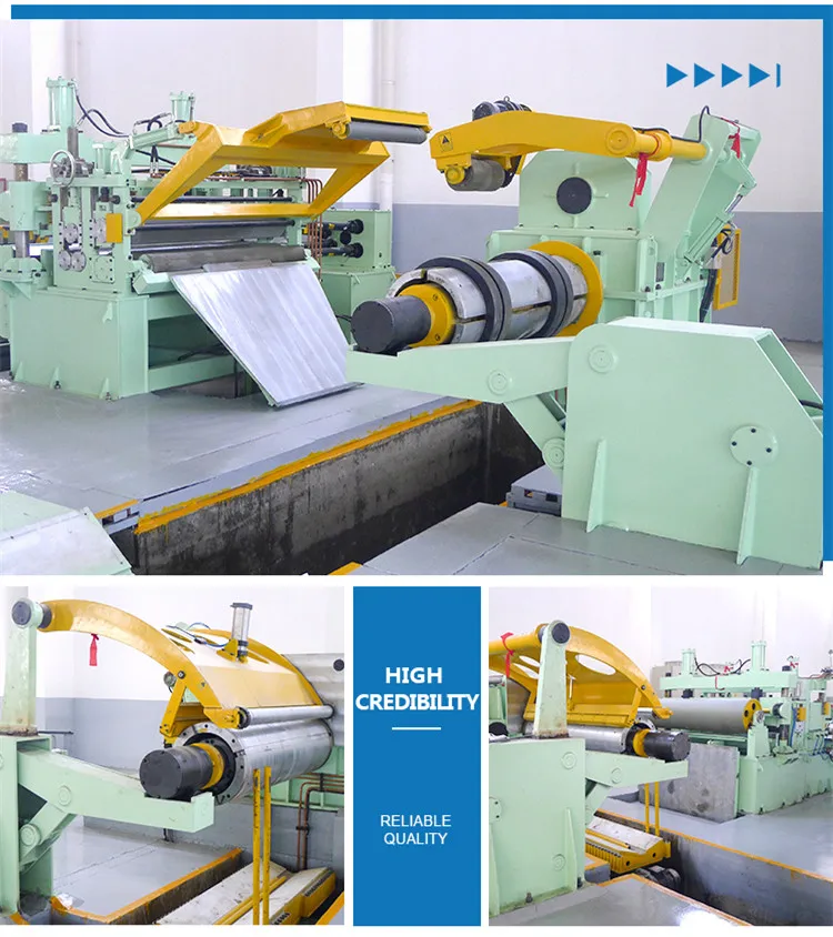 Maschine für das Schneiden von Stahlspulen mit PLC-Steuerung 0
