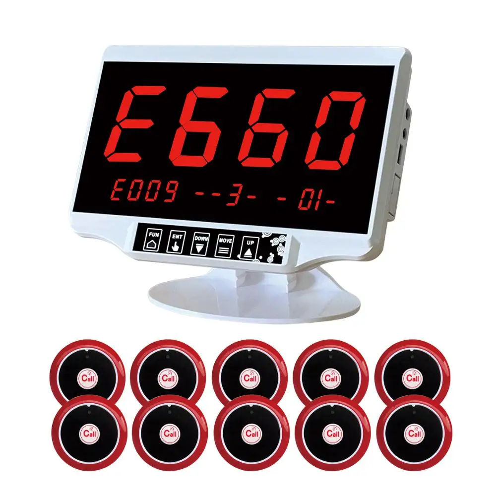 

Newest wireless calling system sys for coffee shop call button