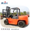 Work visa CE&ISO Japan 5T 6T 7T diesel forklift heavy truck with solid double tire, side shift,full free mast,cabin