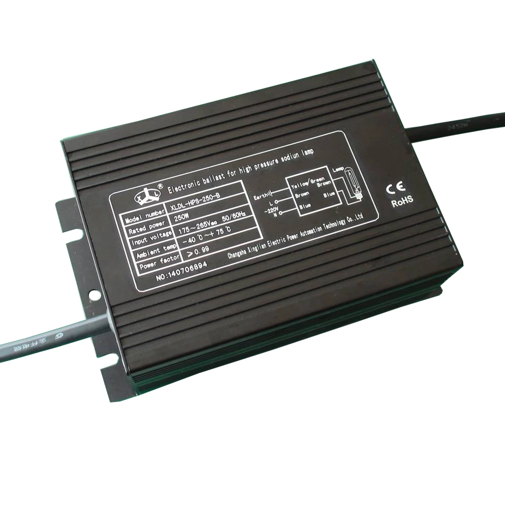 250w Outdoor Waterproof Ip 65 Street Lighting High Pressure Sodium