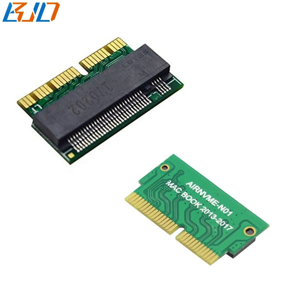 

NVME PCI-e M.2 M-Key SSD Converter Adapter Card for 2013 2014 2015 Mac Air A1493 A1466 Pro A1398 A1502