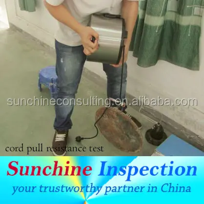 
National Home Appliances/electric cooker quality control/inspection/test before shipping in shangdong/fujian/guangzhou 