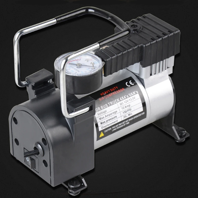 

12V Electric Portable Mini Air Compressor Pump for Car Tire Inflator