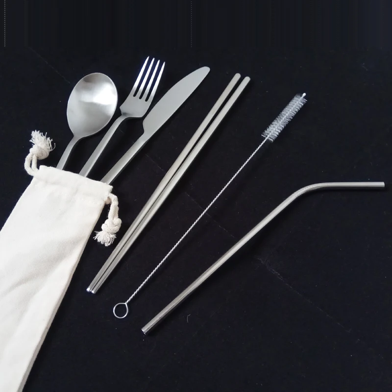 Ecofriendly,Reusable,Durable Stainless Steel Travel Cutlery Set Buy